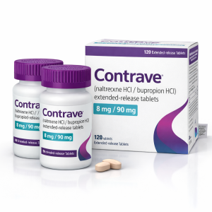 Contrave (Naltrexone/Bupropion) Modern wellness tablets for appetite awareness and body management support